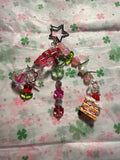 Custom keychain - Red and Green Version 1