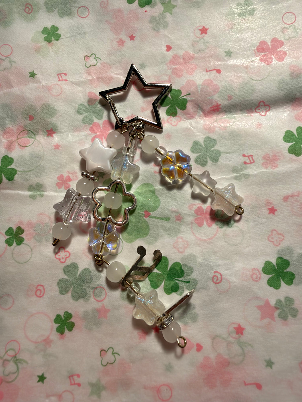 Custom keychain - White