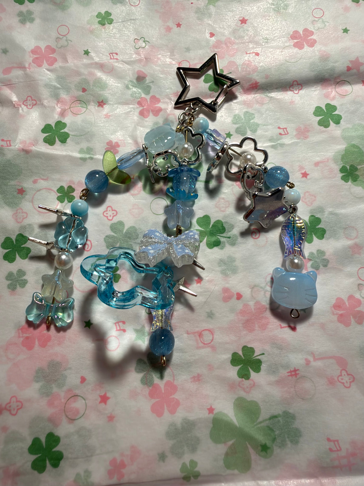Custom keychain - Blue version 2