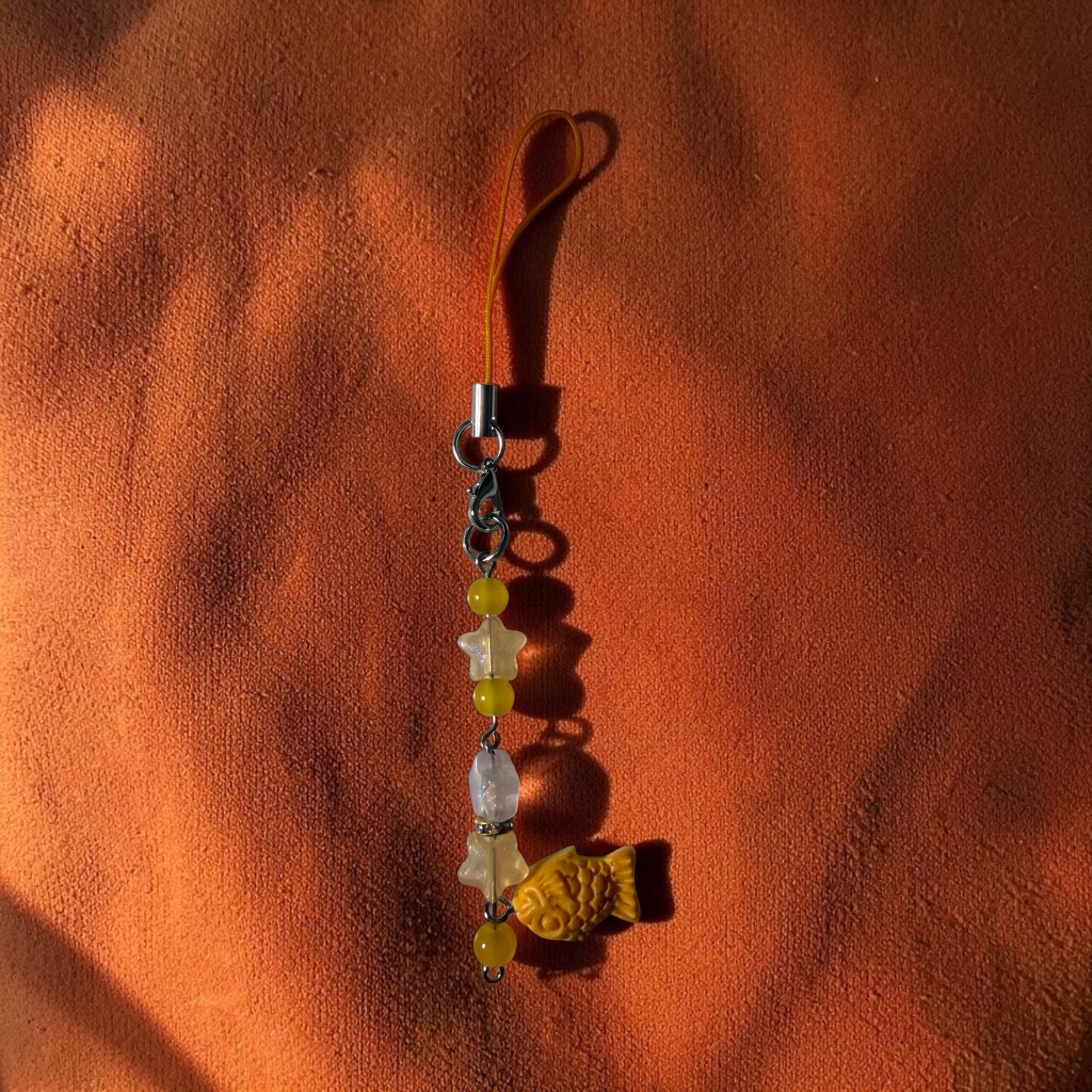 Phone Charm - Orange Theme