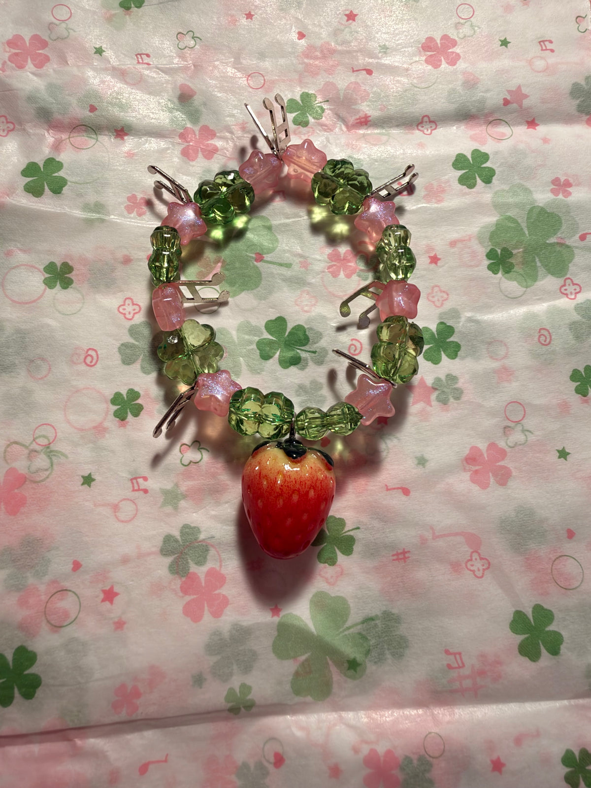 Strawberry bush bracelet