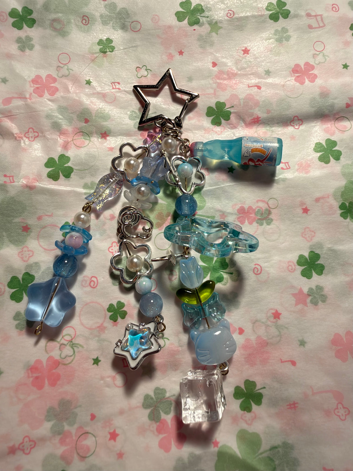 Custom keychain - Blue Version 1