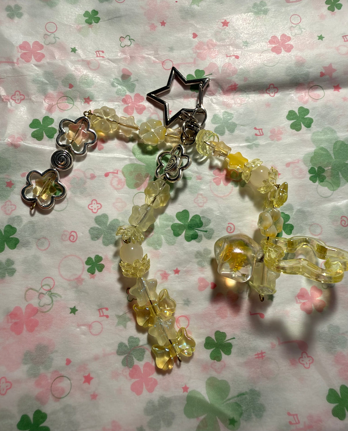 Custom keychain - Yellow