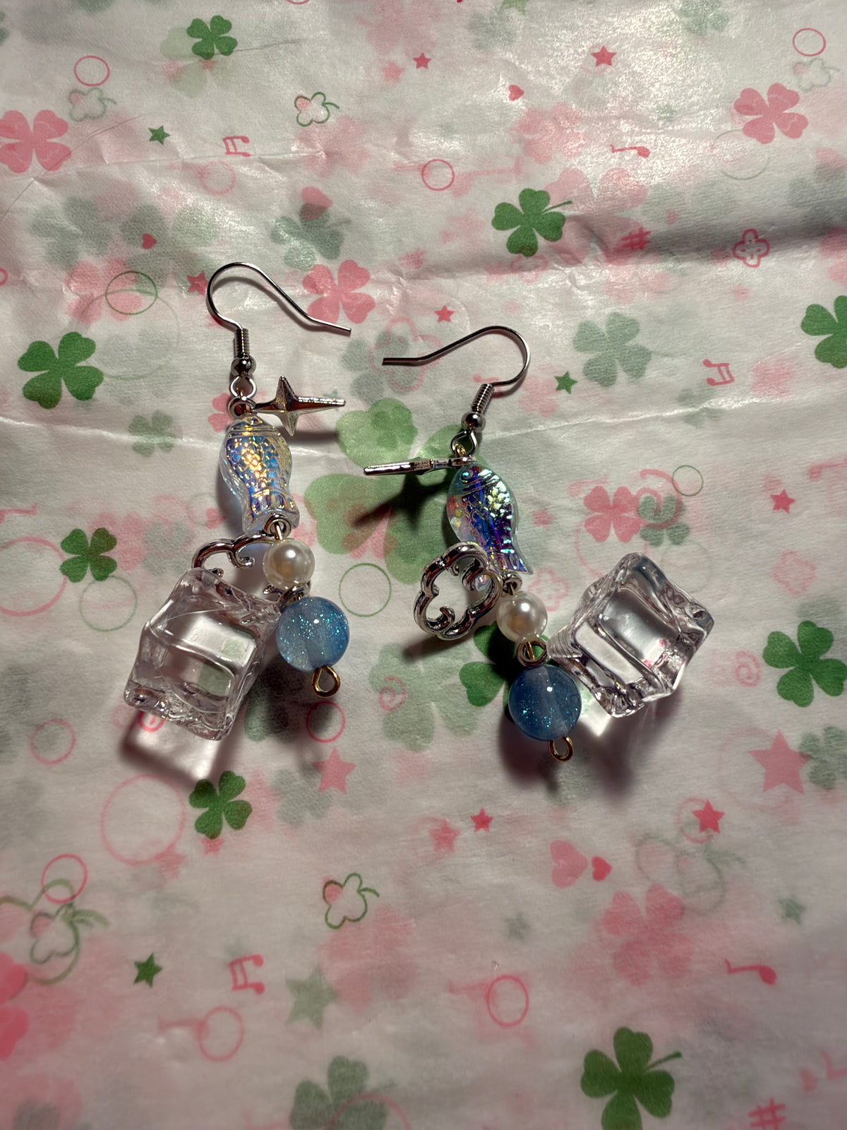 Earrings - Ice cubes
