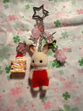 Calico Criiter keychain - Rabbit