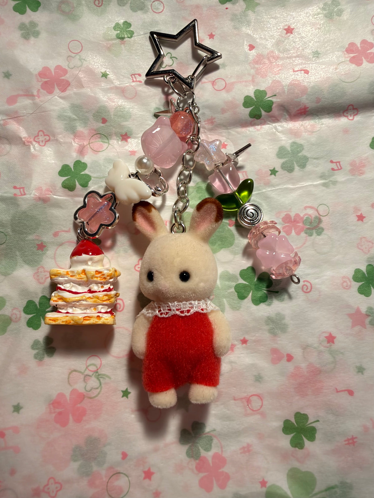 Calico Criiter keychain - Rabbit